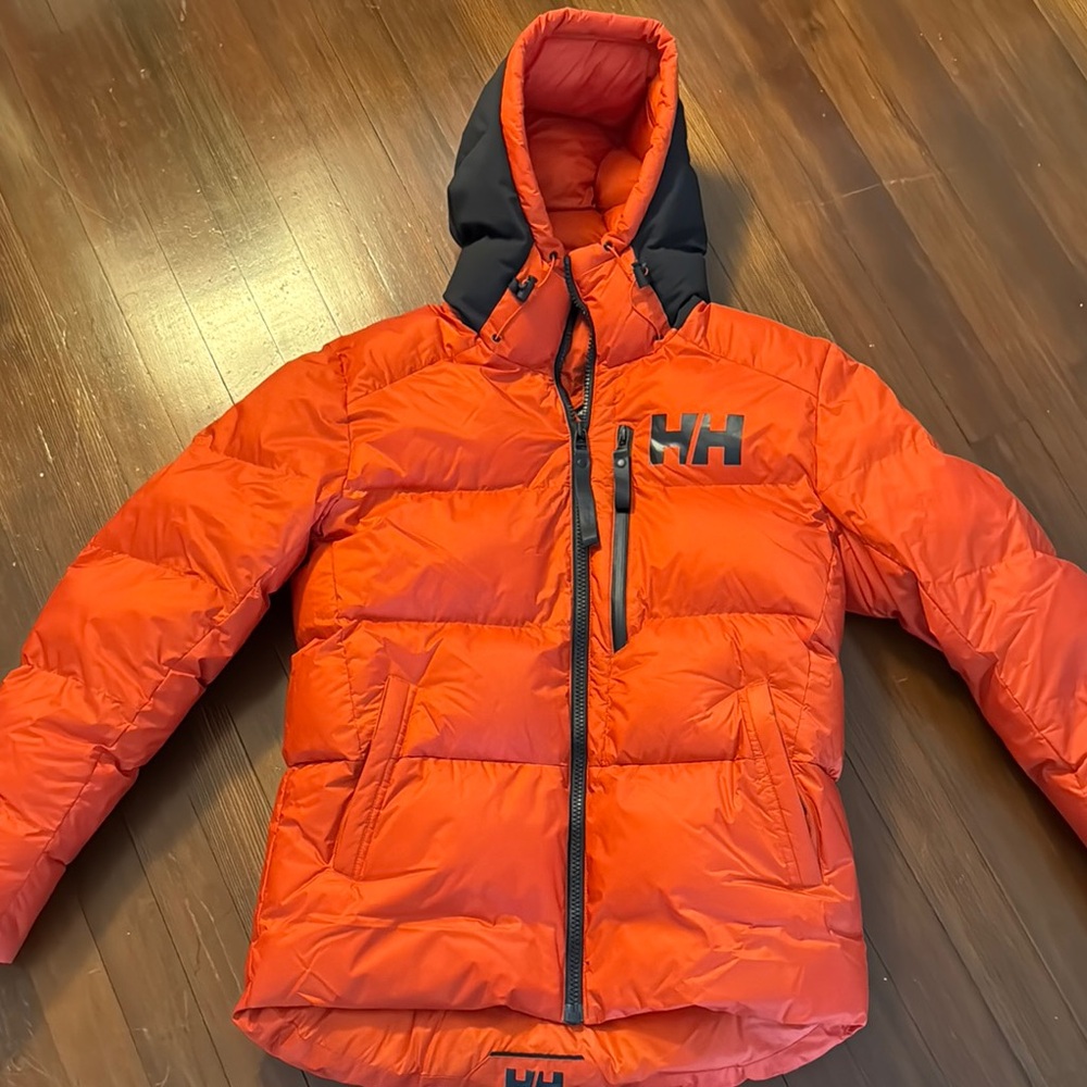 Helly Hansen Kids Orange Puffer Jacket